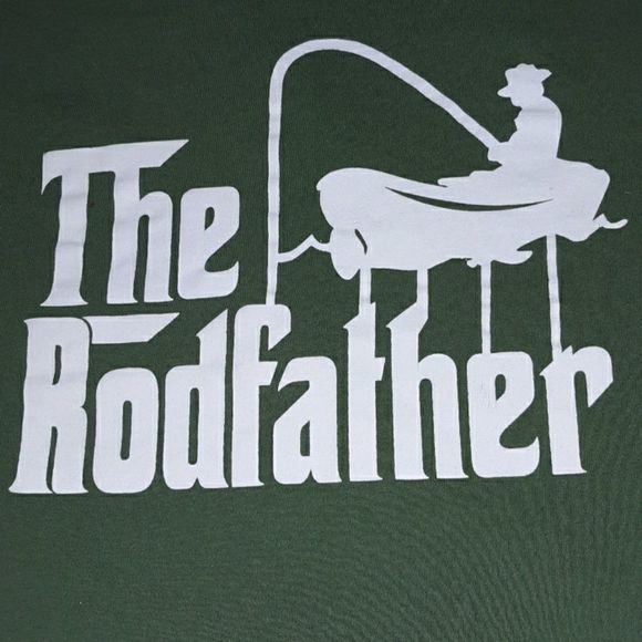 The Rodfather Fishing or Something Else T-Shirt M - Picture 2 of 3